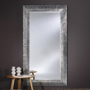 Groove silver mirror